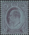 Aron R. Halberstam Philatelists Ltd.; British Commonwealth Stamps: STRAITS SETTLEMENTS - KEVII; Scott: 114; SG: 131; Condition: VF LH