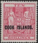 Aron R. Halberstam Philatelists Ltd.; British Commonwealth Stamps: COOK ISLANDS - ; Scott: 105 var; SG: 123a; Condition: VF NH