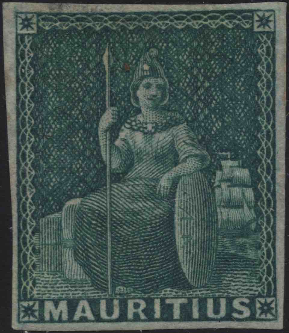 Aron R. Halberstam Philatelists Ltd.; British Commonwealth Stamps: MAURITIUS - ; Scott: 9; SG: 27; Condition: VF LH