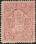Aron R. Halberstam Philatelists Ltd.; British Commonwealth Stamps: VICTORIA - QV; Scott: AR42b; SG: 260c; Condition: VF H