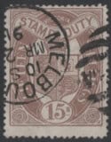 Aron R. Halberstam Philatelists Ltd.; British Commonwealth Stamps: VICTORIA - QV; Scott: AR47; SG: none; Condition: F-VF U