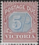 Aron R. Halberstam Philatelists Ltd.; British Commonwealth Stamps: VICTORIA - QV; Scott: J10; SG: D10; Condition: F-VF LH