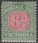 Aron R. Halberstam Philatelists Ltd.; British Commonwealth Stamps: VICTORIA - QV; Scott: J20; SG: D16; Condition: F-VF H