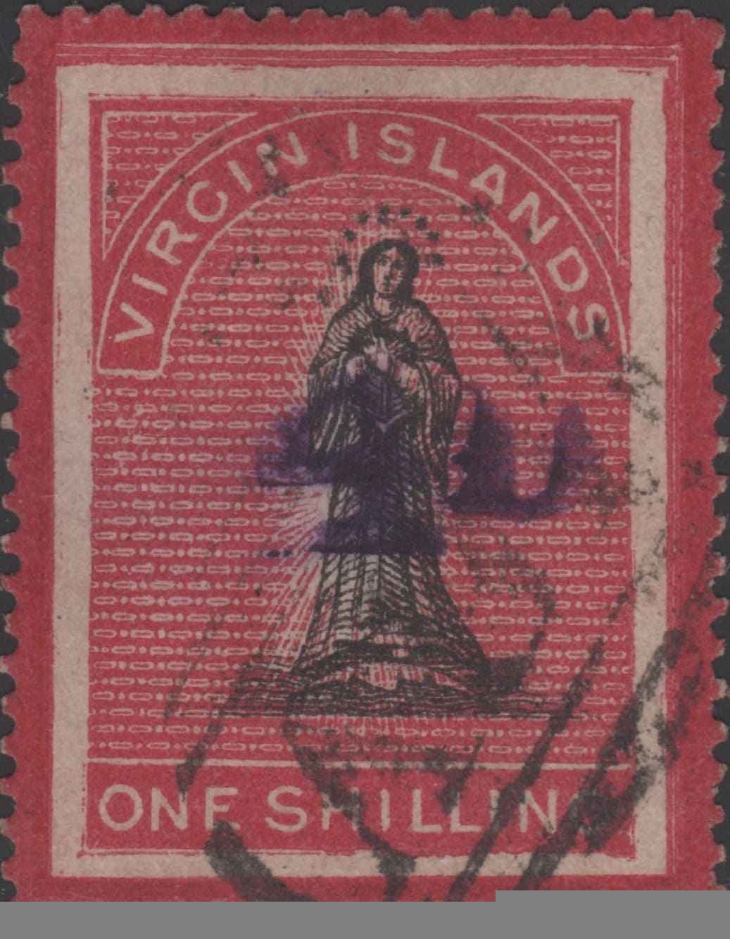Aron R. Halberstam Philatelists Ltd.; British Commonwealth Stamps: VIRGIN ISLANDS - QV; Scott: 18; SG: 42; Condition: VF U