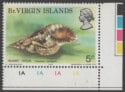 Aron R. Halberstam Philatelists Ltd.; British Commonwealth Stamps: VIRGIN ISLANDS - QEII; Scott: 274 var; SG: 317a; Condition: VF NH