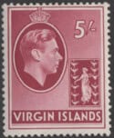 Aron R. Halberstam Philatelists Ltd.; British Commonwealth Stamps: VIRGIN ISLANDS - KGVI; Scott: 85var; SG: 119; Condition: F-VF H