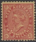 Aron R. Halberstam Philatelists Ltd.; British Commonwealth Stamps: WESTERN AUSTRALIA - QV; Scott: 84a; SG: 134; Condition:  LH