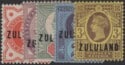 Aron R. Halberstam Philatelists Ltd.; British Commonwealth Stamps: ZULULAND - QV; Scott: 1-5; SG: 1-5; Condition: