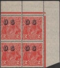 Aron R. Halberstam Philatelists Ltd.; British Commonwealth Stamps: AUSTRALIA - KGV; Scott: O3; SG: O125; Condition: F-VF NH