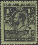 Aron R. Halberstam Philatelists Ltd.; British Commonwealth Stamps: FALKLAND ISLANDS - KGV; Scott: 60a; SG: 122a; Condition: F-VF H