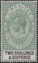 Aron R. Halberstam Philatelists Ltd.; British Commonwealth Stamps: GIBRALTAR - KGV; Scott: 87; SG: 104; Condition: VF LH