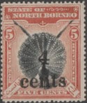 Aron R. Halberstam Philatelists Ltd.; British Commonwealth Stamps: NORTH BORNEO - QV; Scott: 91var.; SG: 112; Condition: F-VF H