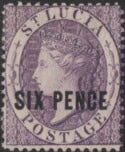 Aron R. Halberstam Philatelists Ltd.; British Commonwealth Stamps: SAINT LUCIA - ; Scott: 22; SG: 28; Condition: F-VF H