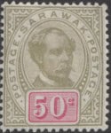 Aron R. Halberstam Philatelists Ltd.; British Commonwealth Stamps: SARAWAK - KEVII; Scott: 46; SG: 46; Condition: F-VF LH