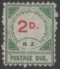 Aron R. Halberstam Philatelists Ltd.; British Commonwealth Stamps: NEW ZEALAND - KEVII; Scott: J3var.; SG: D15; Condition: F-VF H