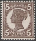Aron R. Halberstam Philatelists Ltd.; British Commonwealth Stamps: QUEENSLAND - QV; Scott: 137; SG: 295; Condition: VF H