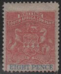 Aron R. Halberstam Philatelists Ltd.; British Commonwealth Stamps: RHODESIA - ; Scott: 8; SG: 23; Condition: F-VF H