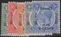 Aron R. Halberstam Philatelists Ltd.; British Commonwealth Stamps: BRITISH HONDURAS - KGV; Scott: B1-5; SG: 138-142; Condition: VF LH