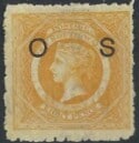 Aron R. Halberstam Philatelists Ltd.; British Commonwealth Stamps: NEW SOUTH WALES - QV; Scott: O18; SG: O32b; Condition: F-VF LH