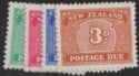 Aron R. Halberstam Philatelists Ltd.; British Commonwealth Stamps: NEW ZEALAND - KGVI; Scott: J22-25; SG: D41-44; Condition: VF LH