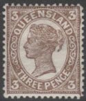 Aron R. Halberstam Philatelists Ltd.; British Commonwealth Stamps: QUEENSLAND - QV; Scott: 134; SG: 291; Condition: VF H