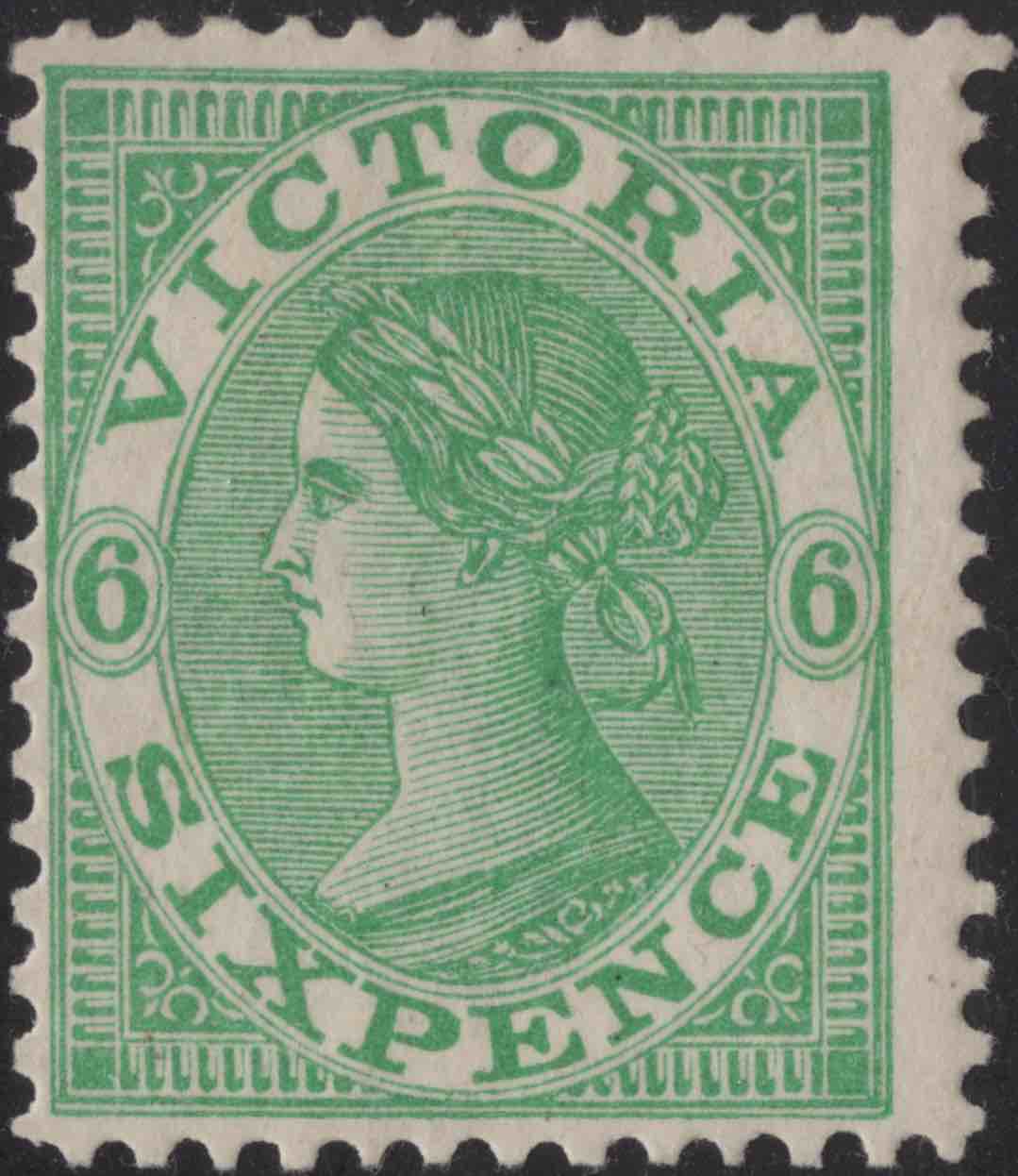 Aron R. Halberstam Philatelists Ltd.; British Commonwealth Stamps: VICTORIA - QV; Scott: 201; SG: 392; Condition: F-VF H
