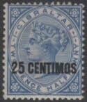 Aron R. Halberstam Philatelists Ltd.; British Commonwealth Stamps: GIBRALTAR - QV; Scott: 25; SG: 18; Condition: VF LH