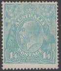 Aron R. Halberstam Philatelists Ltd.; British Commonwealth Stamps: AUSTRALIA - KGV; Scott: 37; SG: 66; Condition: F-VF LH