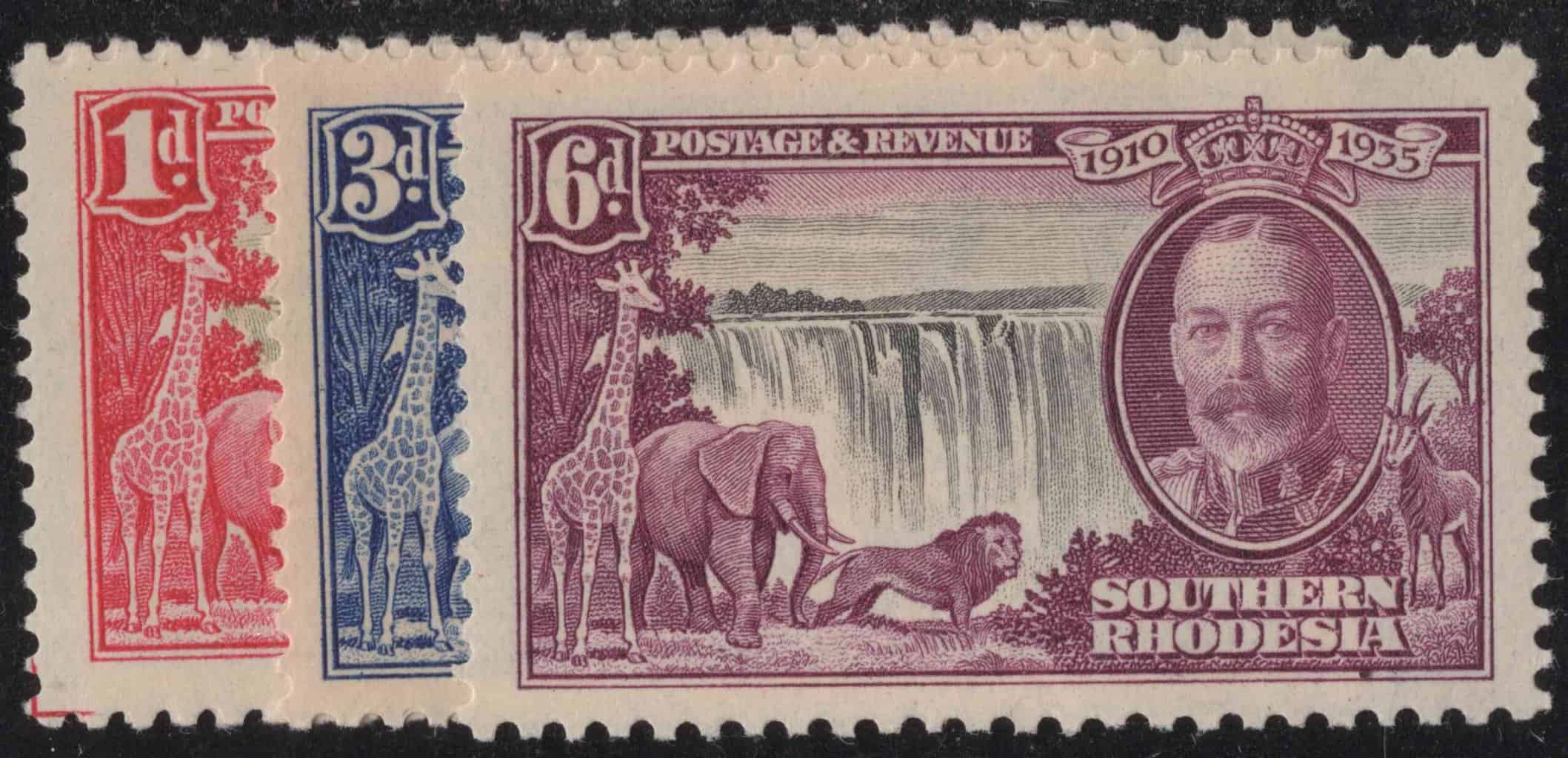Aron R. Halberstam Philatelists Ltd.; British Commonwealth Stamps: SOUTHERN RHODESIA - ; Scott: 33-36; SG: 31-34; Condition: VF NH