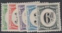 Aron R. Halberstam Philatelists Ltd.; British Commonwealth Stamps: SOUTH-WEST  AFRICA - KGV; Scott: J86-90; SG: 47-51; Condition: F-VF NH