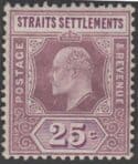 Aron R. Halberstam Philatelists Ltd.; British Commonwealth Stamps: STRAITS SETTLEMENTS - KEVII; Scott: 118; SG: 161; Condition: VF LH