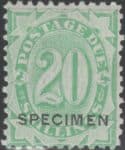 Aron R. Halberstam Philatelists Ltd.; British Commonwealth Stamps: AUSTRALIA - KGV; Scott: J21var; SG: D44s; Condition: F-VF H