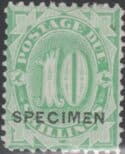 Aron R. Halberstam Philatelists Ltd.; British Commonwealth Stamps: AUSTRALIA - KGV; Scott: J21 var; SG: D43s; Condition: F-VF LH