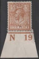 Aron R. Halberstam Philatelists Ltd.; British Commonwealth Stamps: GREAT BRITAIN - KGV; Scott: 166 var; SG: 382; Condition: VF LH
