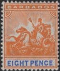 Aron R. Halberstam Philatelists Ltd.; British Commonwealth Stamps: BARBADOS - KEVII; Scott: 99; SG: 142; Condition: F-VF LH