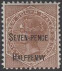 Aron R. Halberstam Philatelists Ltd.; British Commonwealth Stamps: NEW SOUTH WALES - QV; Scott: 93; SG: 267b; Condition: F-VF NH