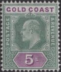 Aron R. Halberstam Philatelists Ltd.; British Commonwealth Stamps: GOLD COAST - KEVII; Scott: 47; SG: 47; Condition: VF LH
