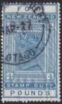 Aron R. Halberstam Philatelists Ltd.; British Commonwealth Stamps: NEW ZEALAND - QV; Scott: AR23; SG: none; Condition: F-VF U