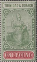 Aron R. Halberstam Philatelists Ltd.; British Commonwealth Stamps: TRINIDAD AND TOBAGO - QV; Scott: 20; SG: 215; Condition: F-VF LH