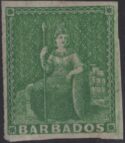 Aron R. Halberstam Philatelists Ltd.; British Commonwealth Stamps: BARBADOS - QV; Scott: 5; SG: 8; Condition: VF H