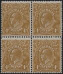 Aron R. Halberstam Philatelists Ltd.; British Commonwealth Stamps: AUSTRALIA - KGV; Scott: 34; SG: 80; Condition: F-VF NH