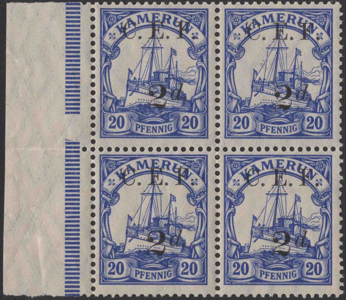 Aron R. Halberstam Philatelists Ltd.; British Commonwealth Stamps: CAMEROONS - ; Scott: 56; SG: B4; Condition: VF NH