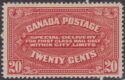 Aron R. Halberstam Philatelists Ltd.; British Commonwealth Stamps: CANADA - KGV; Scott: E2; SG: S4; Condition: F-VF LH