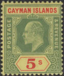 Aron R. Halberstam Philatelists Ltd.; British Commonwealth Stamps: CAYMAN ISLANDS - KEVII; Scott: 28; SG: 32; Condition: F-VF NH