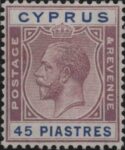 Aron R. Halberstam Philatelists Ltd.; British Commonwealth Stamps: CYPRUS - KGV; Scott: 107; SG: 11; Condition: VF NH