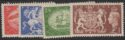 Aron R. Halberstam Philatelists Ltd.; British Commonwealth Stamps: GREAT BRITAIN - ; Scott: 286-289; SG: 509-512; Condition: VF LH