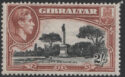 Aron R. Halberstam Philatelists Ltd.; British Commonwealth Stamps: GIBRALTAR - KGVI; Scott: 115b; SG: 128a; Condition: VF LH