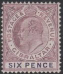 Aron R. Halberstam Philatelists Ltd.; British Commonwealth Stamps: GIBRALTAR - KEVII; Scott: 56b; SG: 60a; Condition: VF LH