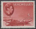 Aron R. Halberstam Philatelists Ltd.; British Commonwealth Stamps: SEYCHELLES - KGVI; Scott: 148 var; SG: 149a; Condition: VF NH