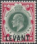 Aron R. Halberstam Philatelists Ltd.; British Commonwealth Stamps: OFFICES IN TURKISH EMPIRE (LEVANT) - KEVII; Scott: 24; SG: L10a; Condition: VF VLH